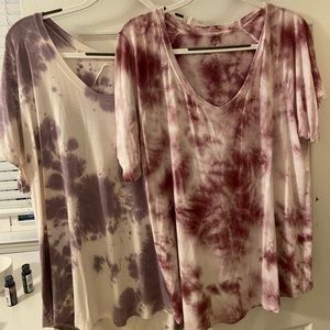 AMERICAN EAGLE TIE DYE TOPS 💜❤️
